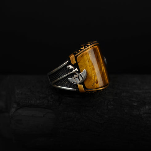 Mens Handmade Silver Ring-DS 90